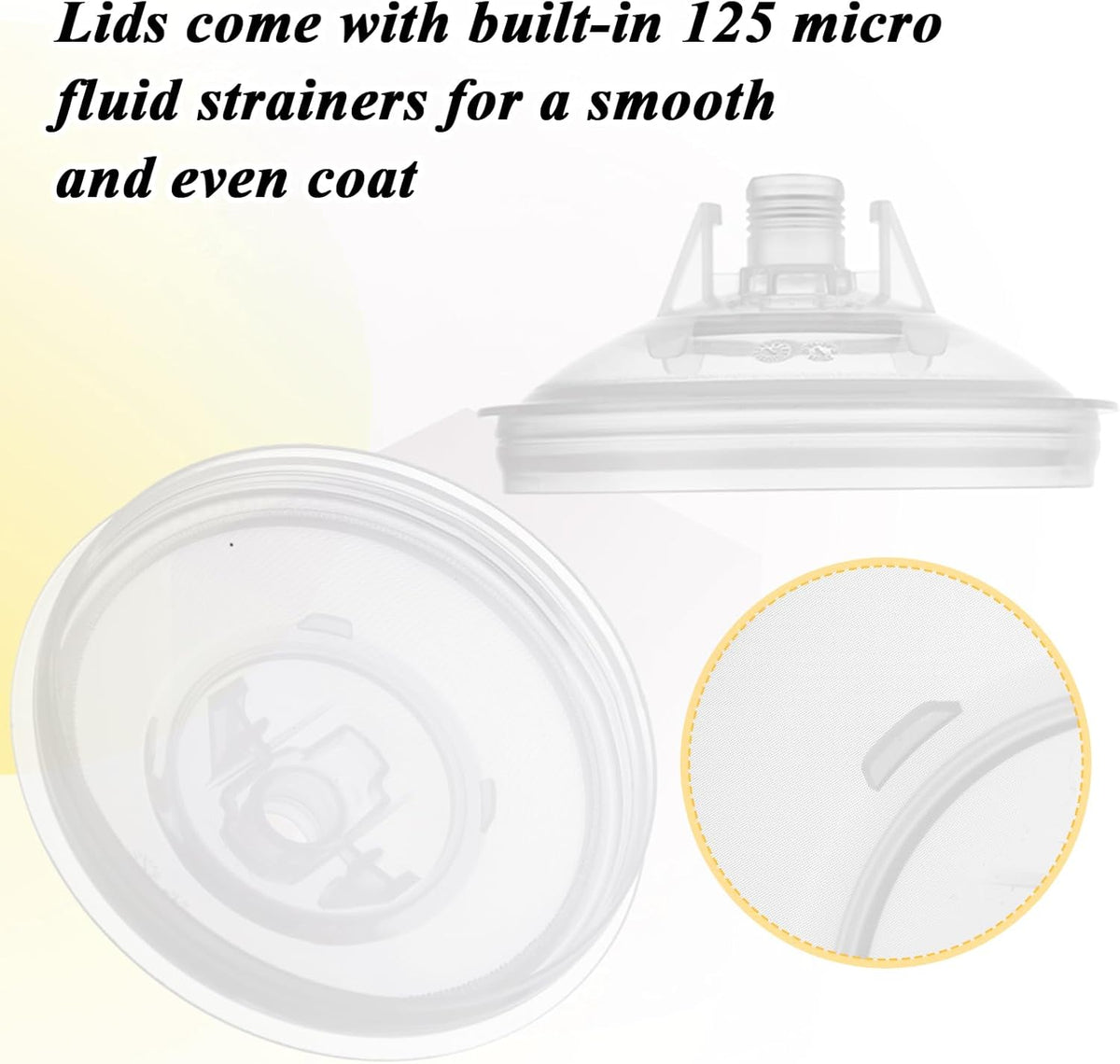 Forest Shield Disposable Paint Spray Cup System, Professional PPS Type Mixing Kit with Lids, Liners, Hard Cups & 125/190mic Filters for Automotive Painting, 400ml & 650ml (400ml, 30-Pack)